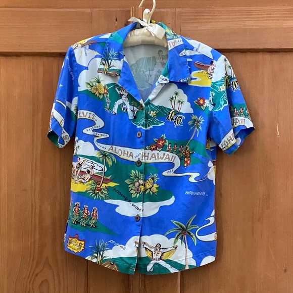 Hawaii Shirt 100% Silk Elvis Presley - Picture 1 of 7